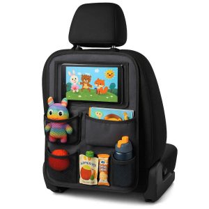 19 Car Seat Back Organizer with Multiple Pockets for Kids