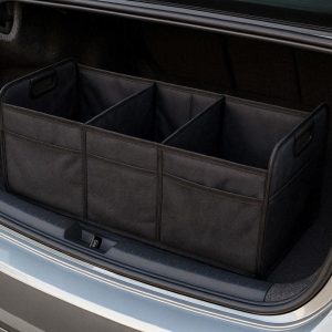 20 Car Trunk Organizer Collapsible Storage Bin with Dividers