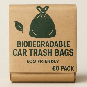 15 Biodegradable Car Trash Bags Eco Friendly Disposable 60 Pack
